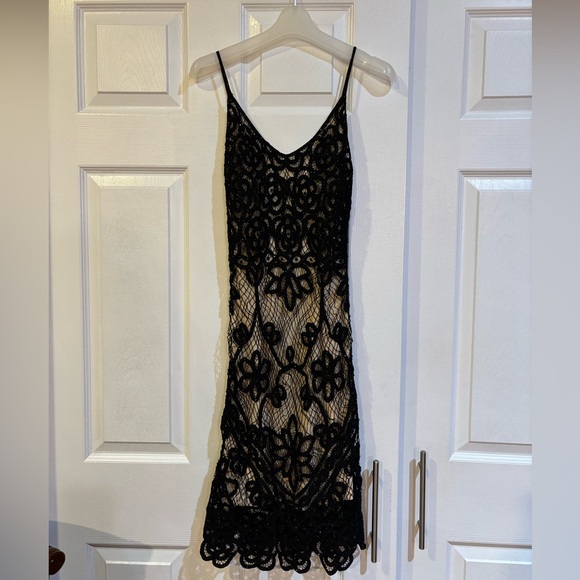 Basix Ii Dresses & Skirts - Basix II Black Lace Slip Dress